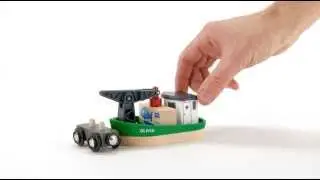 BRIO World - 33598 Crane Boat