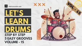 5 Easy Drum Beats for Beginners | Learn with Notation | Vol. 15