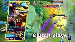 TOP GLOBAL LESLEY CLUTCH GAMEPLAY | 15 KILLS | BURST BUILD 2022 | Okito MLBB