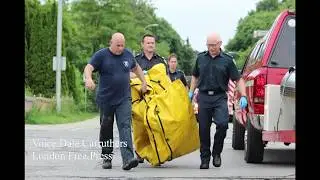 Emergency workers pull unconscious man from Thames River