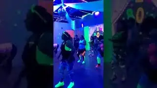 80s neon party Macarena