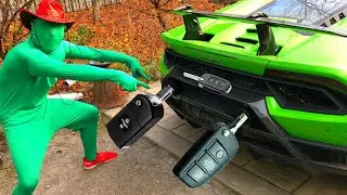 Смешное видео 2025 года: пожарный на гидроцикле врезался в бассейн, пока Camaro пытался спасти мо...