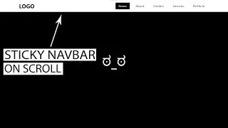 Sticky Navbar On Scroll jQuery | HTML AND CSS TIPS AND TRICKS
