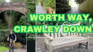 Worth Way, Crawley Down (Bike, Drone & Dog)