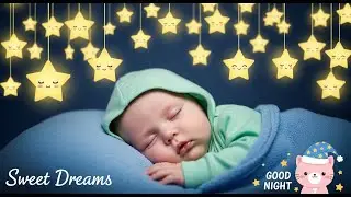Relaxing Mozart Brahms Lullaby 🌙 Deep Night Sleep 😴 Gentle Baby Music 🎵 Healing