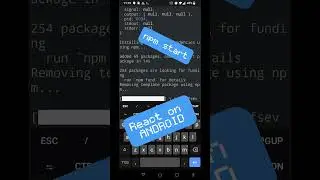 node.js react on android