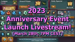 Forge of Empires: 2023 Anniversary Event Launch Livestream! Join my play the minigame + Q&A!