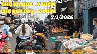 CHỢ BÀ HOA - CHỢ BÀU CÁT - QUẬN TÂN BÌNH.... 07/01/2026
