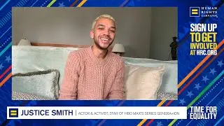 Actor Justice Smith: Time for Equality Live