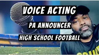 Voice Over PA Announcer For High School Football And Homecoming Side Gig