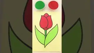 Red Rose #short #sandart #coloring #oddlysatisfying #relaxing