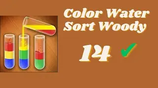 Color Water Sort Woody Puzzle Level 14