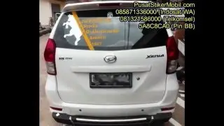 Stiker Kaca Mobil 0813 2158 6000 (Smpt), 0858 7133 6000 (Indst)