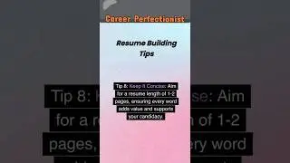 Top Resume Building Tips for 2024 | How to Create a Standout Resume #consistency #careeradvice
