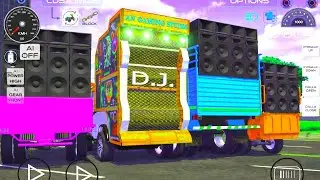 Four Dj Gadi Game 🔥👑 |  Truck Tractor & Dj Gadi game 🔥 | Android Dj game #djwalagame #djwalagame 