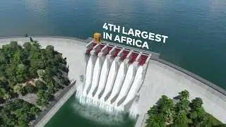 Tanzania`s  $3 billion, Julius Nyerere Hydropower Plant and Dam - The biggest in East Africa.
