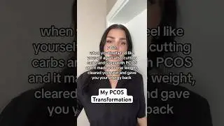 Cutting down sugar & carbs with PCOS isn&rsquo;t about restriction.. for ME it&rsquo;s about freedom. #pcos