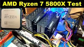 Тестирование температуры с совершенно новым процессором AMD Ryzen 7 5800X и башенным кулером.