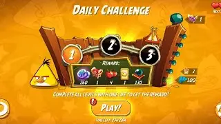 Angry birds 2 today's daily challenge completed @yash_kadlas 