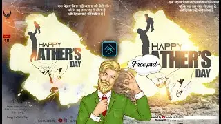 Father's Day 2023 Poster Editing Photoshop Speed Art Photo Editing Mobile Happy Father's Day🌹