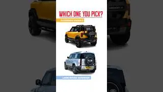 Mahindra Vision S vs Land Rover Defender | Which SUV Would You Pick? #shorts
