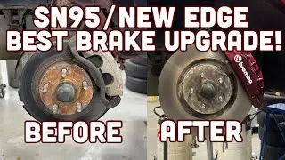 Installing the Best Brakes For a New Edge Mustang! Cadillac XTS Brembo Install by S&S Engineering!