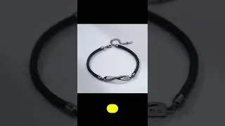 Personalized Mobius Infinity Couple Bracelets Set by Gullei.com