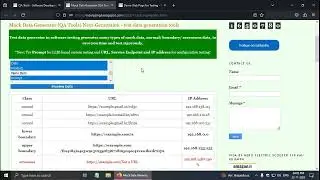 Test Data Generation in Software Testing-Mock Data Generator-Test Data Generation-Software Testing
