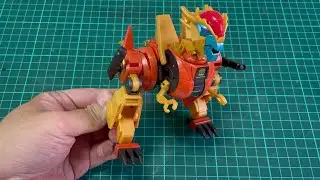 Transformers EarthSpark Deluxe Class Terran Jawbreaker (Dinosaur mode to Robot mode)