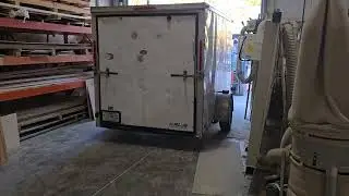 Friday. Moving out the trailer. 