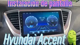 Instalación estéreo android Hyundai accent DERICAR
