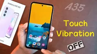 How to Set Sound in Samsung A35 | Touch Vibration & Sound OFF in Samsung Galaxy A35