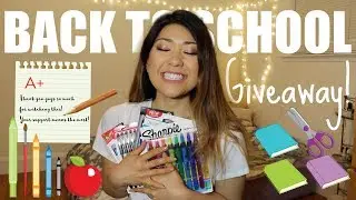 Back To School Giveaway | 2019