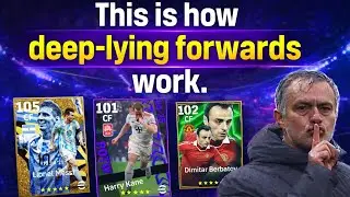 This Is How Deep-Lying Forwards Work in eFootball 🔥 |  #efootball #pes #foryou 