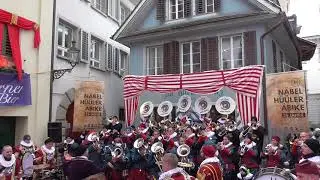Guuggenmusig Näbelhüüler Äbike @ Lozärner Fasnacht (12.02.2018)