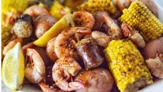 SHRIMP BOIL IN A PRESSURE COOKER RECIPE | BUTTER SEAFOOD SAUCE RECIPE INCLUDED