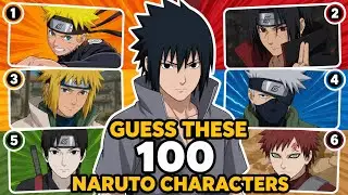 Guess these 100 Naruto/Boruto characters 😎🤔 #anime #naruto #guess 