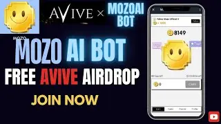 MOZO AI BOT FREE AIRDROP BY AVIVE WORLD || FULL DETAIL || Free crypto airdrop JOIN NOW!