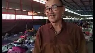 Kades Purwadana tinjau lokasi pengungsian korban banjir di Ruko Sport Center Resinda 