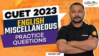 CUET English Grammar Preparation | English Miscellaneous for CUET 2023 |CUET 2023 Practice Questions