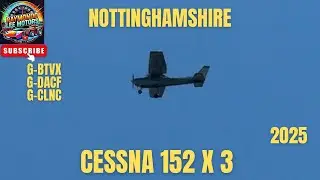 Triple Cessna 152 Spotting G-BTVX G-DACF G-CLNC | UK Aviation 2025
