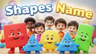 LEARN SHAPES NAME |kids content |kids learning | Shapes name #kidslearning #educationalvideo #viral 