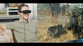 🎬✨Experience the ultra-private giant screen cinematic smart glasses
