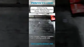 flying co2 laser marking machine #fiberlasermarker #lasermarkingmachineformetal #laser