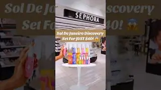 UNBOXING Sol De Janeiro Discovery Set 😍 #krissyexplores #sephora #sephorahaul #shorts #viral