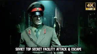 [Call of Duty: Black Ops Cold War] | Soviet Top Secret Facility Attack Escape Mission & Scene 4k