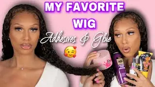 ✨BEST WIG ADHESIVES 10/10 👍🏽✨ Glue Removal Pre-Plucked INVISIBLE FULL LACE Wig STRONG HOLD Wig Glue