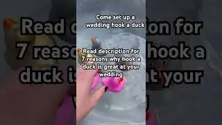 Come set up a wedding hook a duck with Par-Tee Events #weddingentertainment