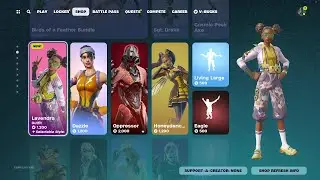 Fortnite Item Shop (NEW Lavendra Skin)