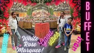 White rose marquee bahria town phase 7 | best buffet in islamabad | Shanzay shayan vlog